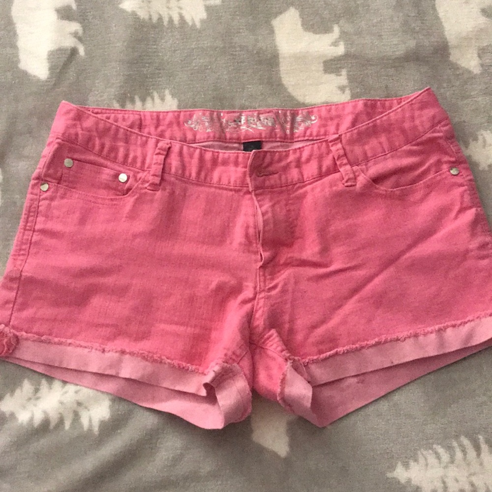 Express Pink Jean shorts